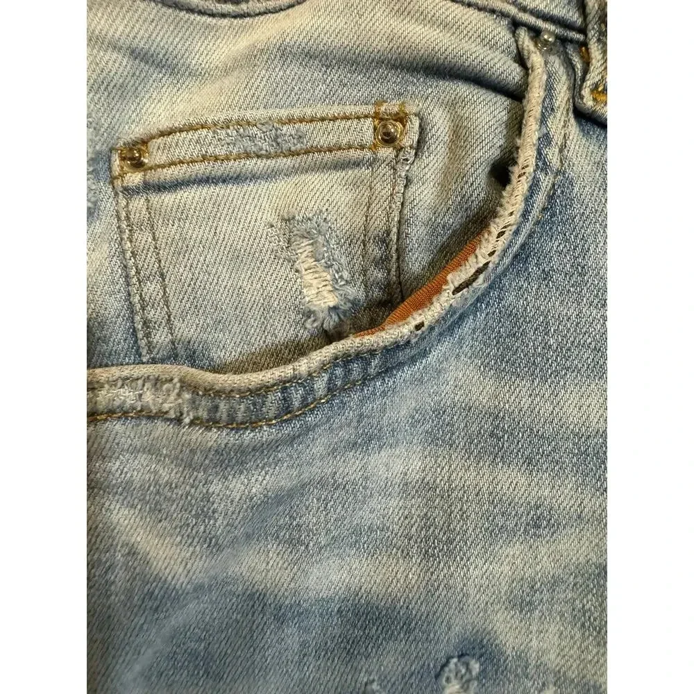 EUC Amiri Distressed Denim Skinny Jeans